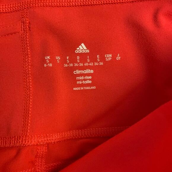 Adidas Climalite Active Tights Pants Pink Workout Gym Athleisure Sports Small - Picture 8 of 8